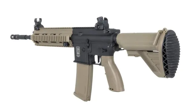 Specna Arms SA-FH07 Flex Gen.2 mit HAL ETU u. Mosfet Half-Tan 0,5 Joule AEG ab 14J